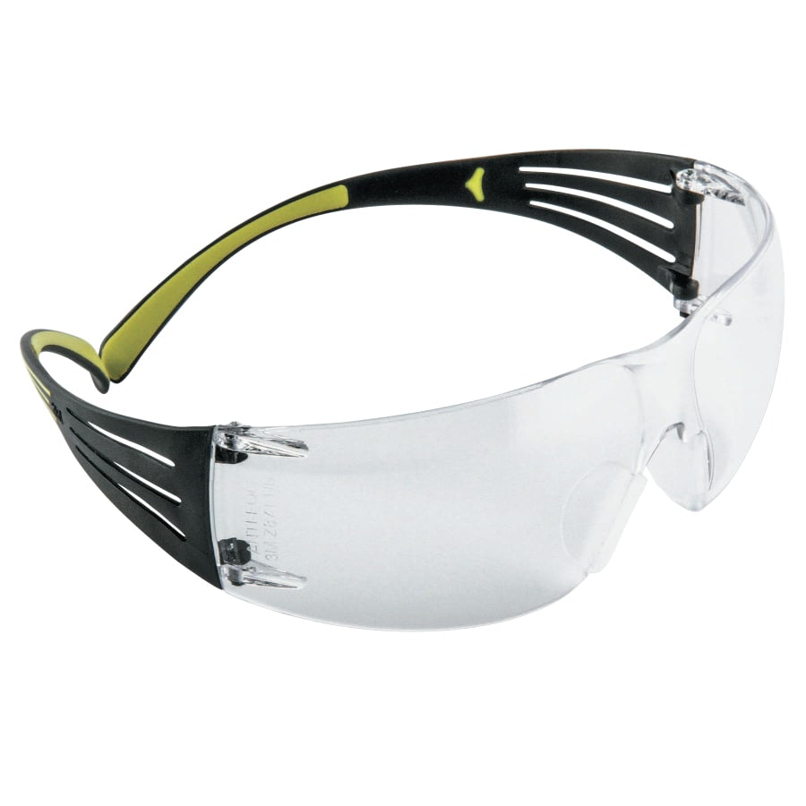 SecureFit™ 400 Series Protective Eyewear, Clear Lens, Anti-Fog, Anti-Scratch, Polycarbonate, Green/Black Frame