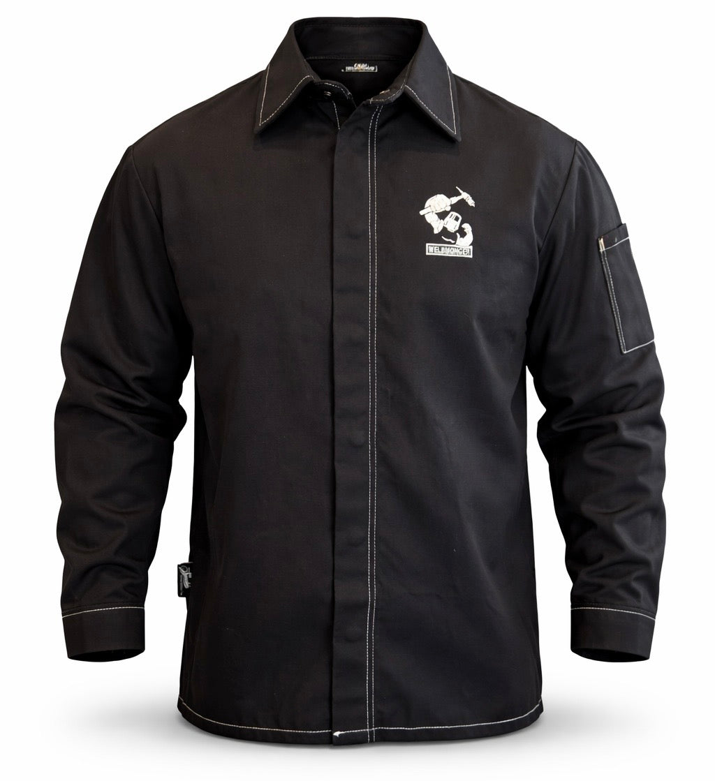 Weldmonger® FR Lightweight Welding Jacket, Up In Smoke Welding Apparel Limited Edition