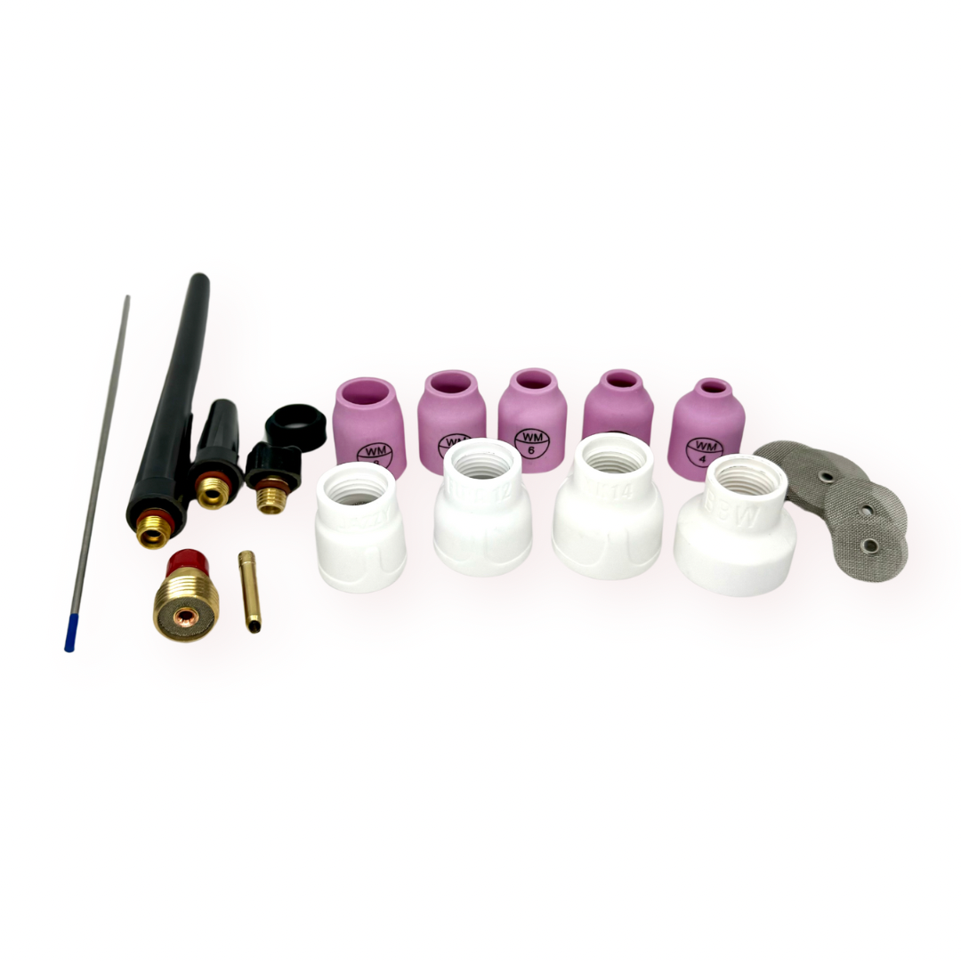 Weldmonger® Navigator Ceramic Gas Lens Kit for 9/20 Style Torches