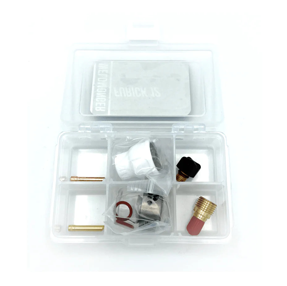 WELDMONGER® Furick #12 Combo Kit, WELDMONGER® 2% Lanthanated Tungsten 10/PK, WELDMONGER® TIG FINGER® XL Bundle