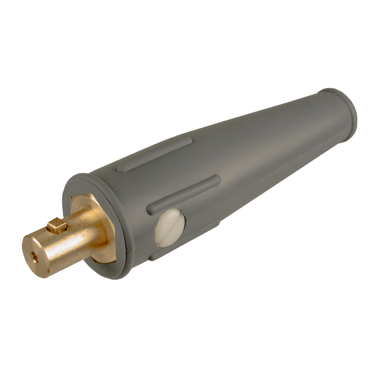 Weldtec 3538GT Air-Cooled Gas-Through Dinse Connector 35/50 (1/2") For 9, 17 Style Torches
