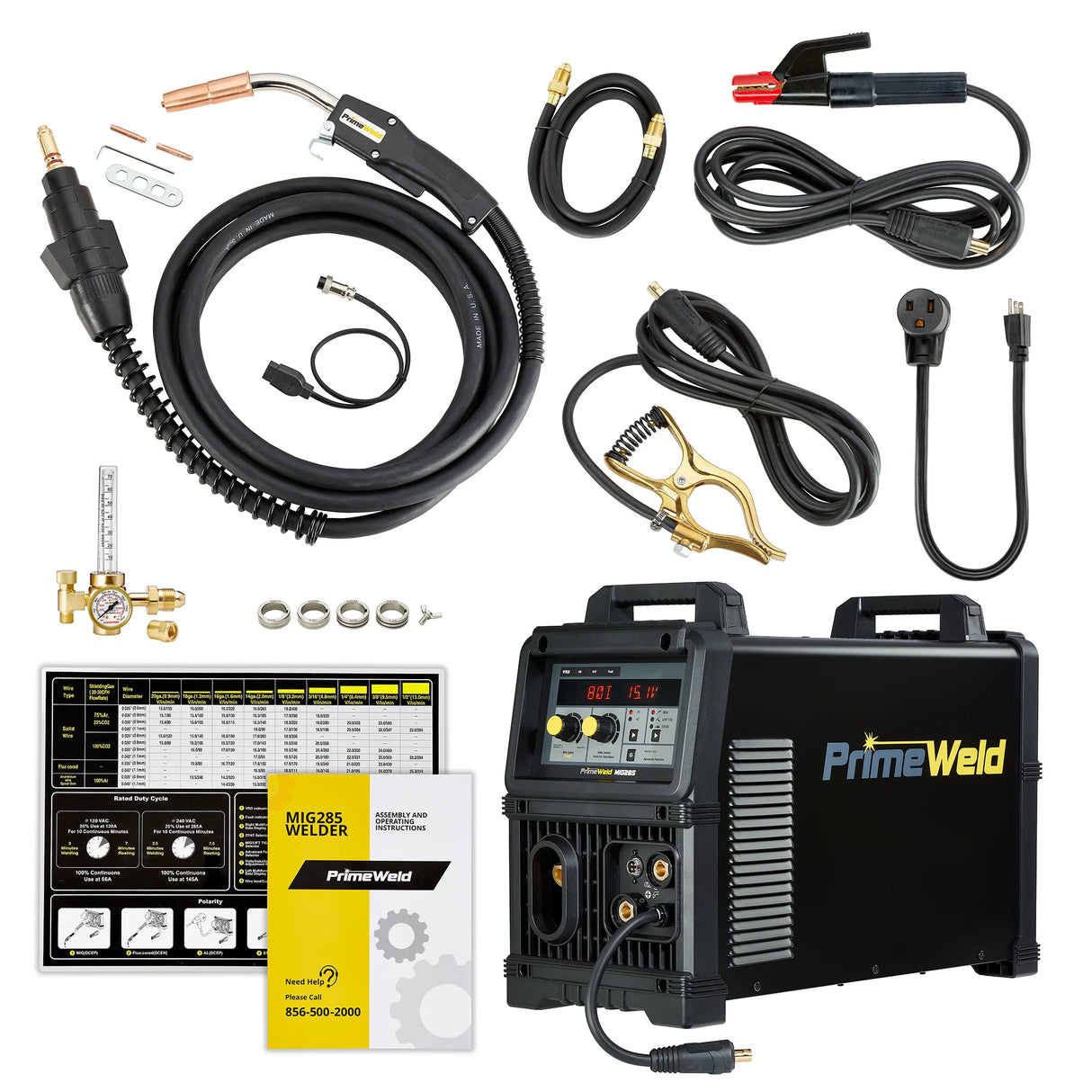PrimeWeld MIG285 285-Amp MIG Welder Updated Model