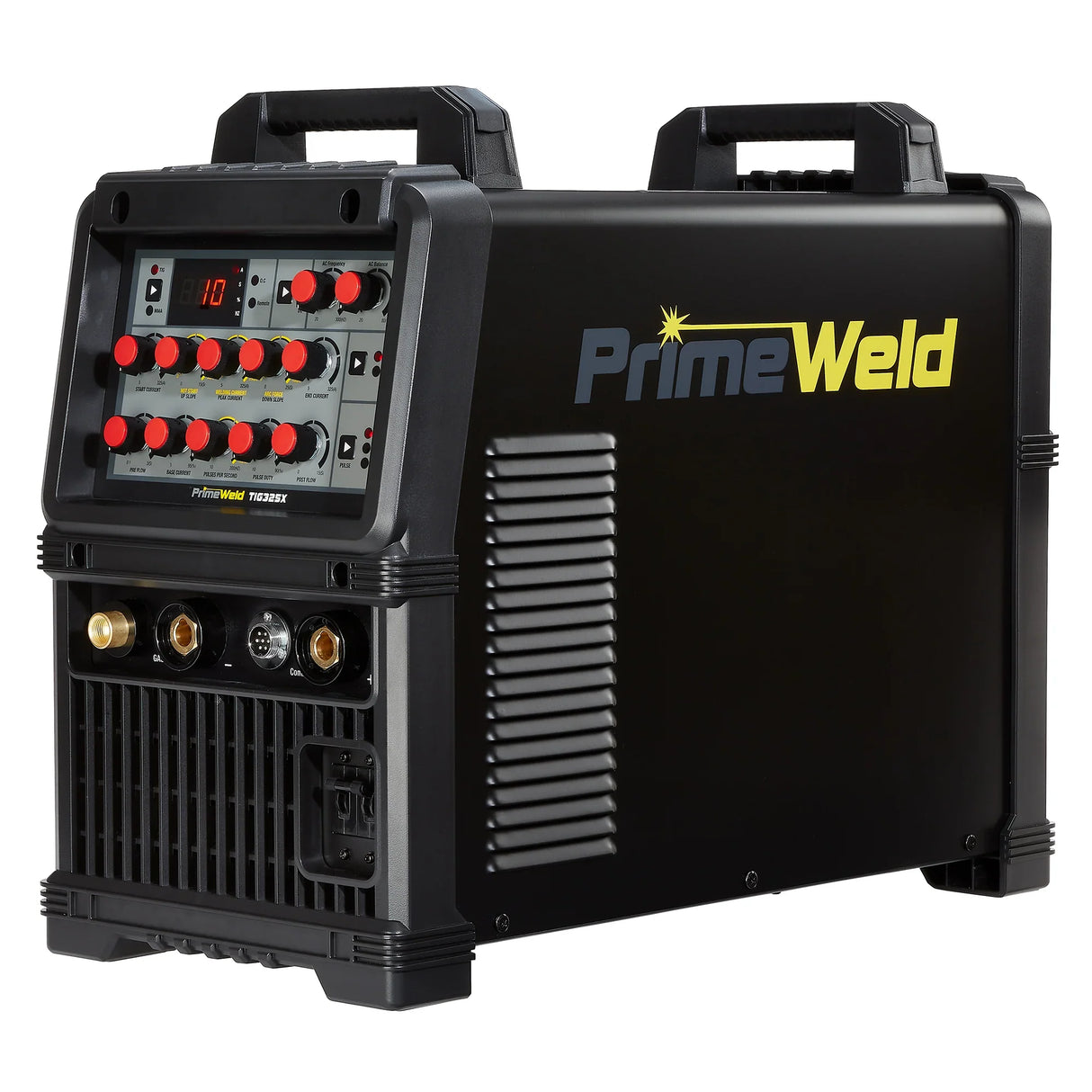 PrimeWeld TIG325X Complete Package - AC/DC TIG Welder With Foot Pedal, Maxcool 3000 Water Cooler, Water Cooled CK #20 Style Torch W/25ft Superflex, Water Cooled Dinse Connector