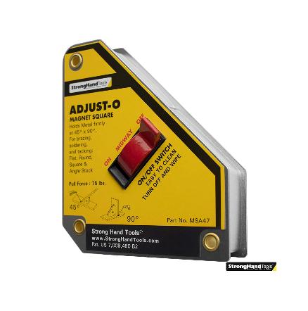 Strong Hand Tools® ADJUST-O Magnet Square Part#MSA47