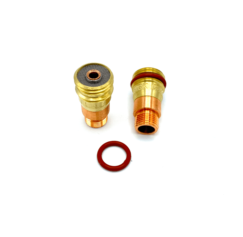 Furick 1/8 Gas Lens W/ O-Ring for 17/18/26 Torches - 2 Pack