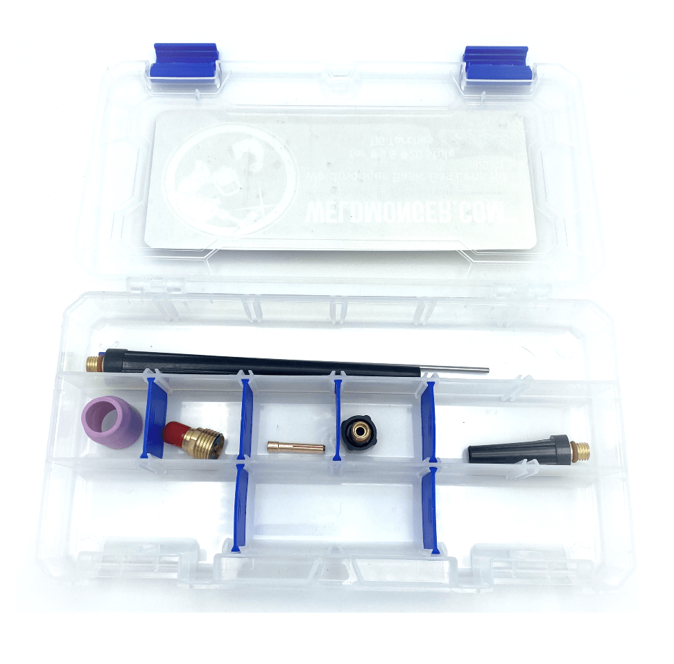 CK Worldwide / Weldmonger® Basic 3/32'' (2.4mm) #9/20 Gas Lens Kit