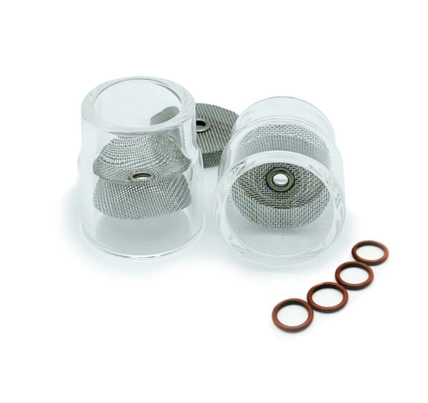 Furick #12 Glass TIG Cup Kit (for #9/20 and #17/18/26 style torches) 2/PK