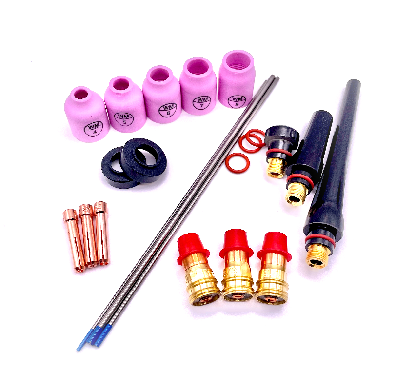 Weldmonger® Stubby Gas Lens Kit #17,18,26 Style Torches