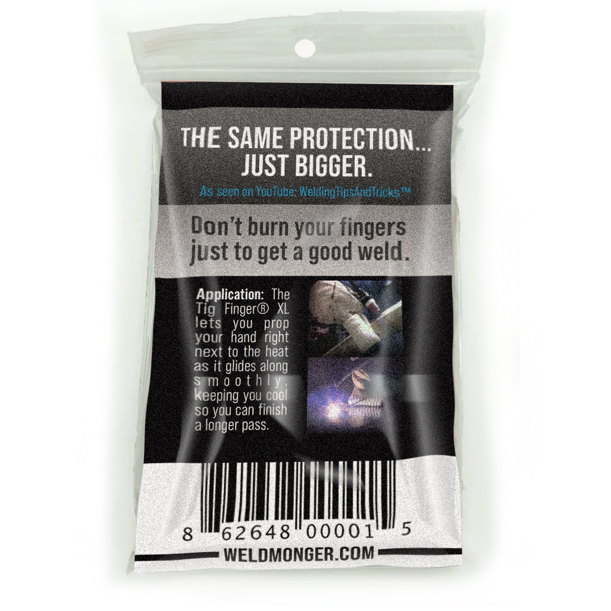 Weldmonger® Tig Finger® XL Heat Shield