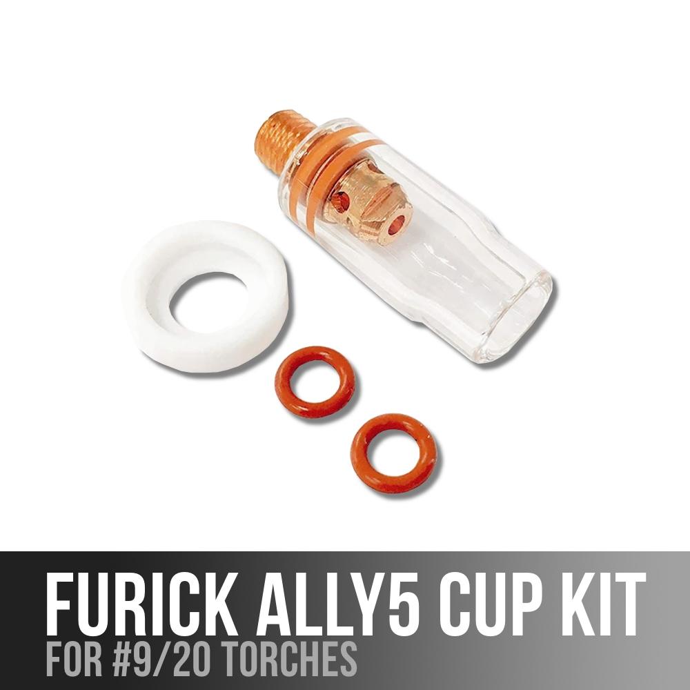 Furick Ally 5 Cup Kit for 9/20 Torches, Torch Adapter Included
