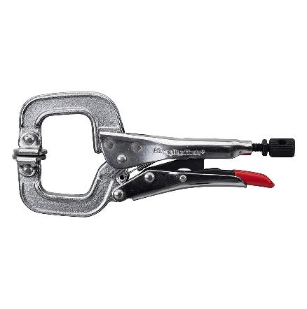 Strong Hand Tools® | 6" Locking C-Clamp w/ Swivel Pad