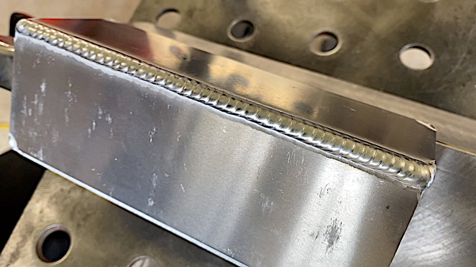 tig welding aluminum outside corner joint video with settings