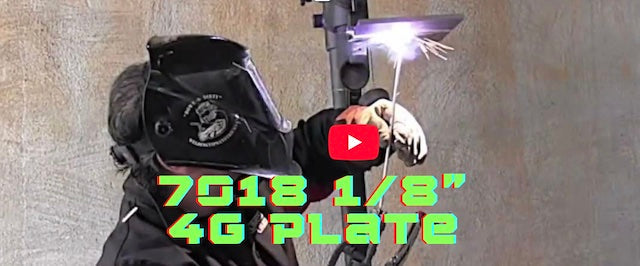4g 7018 weld test video