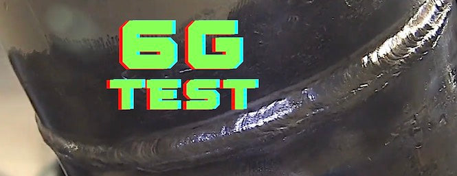 6G WELD TEST VIDEO 6010 UPHILL ROOT 7018 CAP