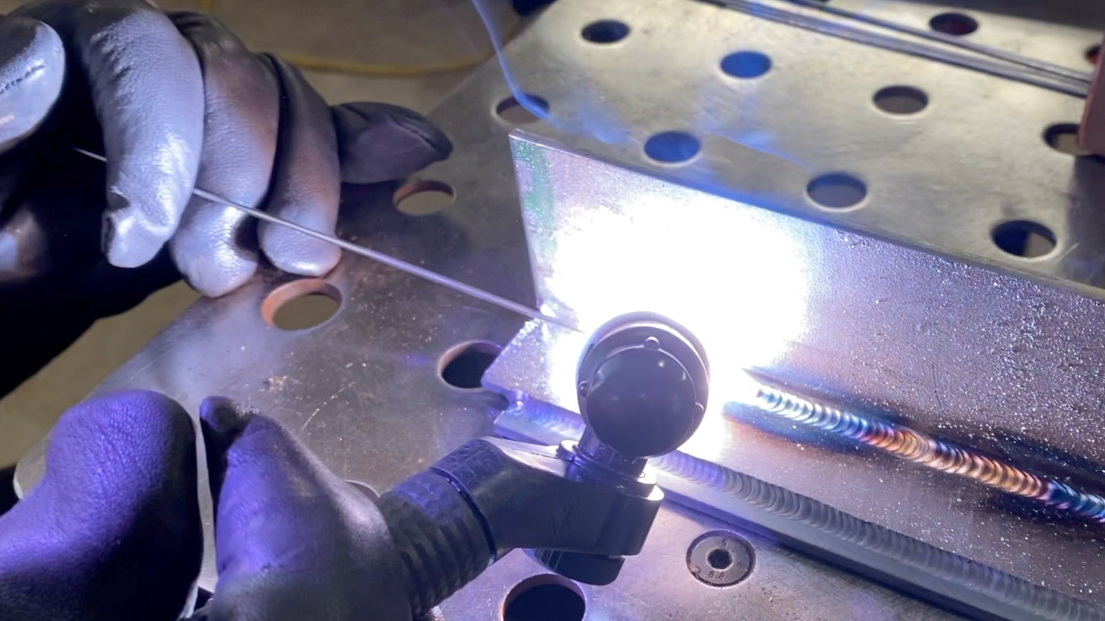 tig welding carbon steel tee fillet