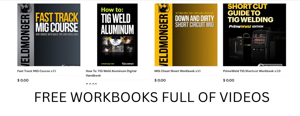 free weldmonger welding guides workbooks