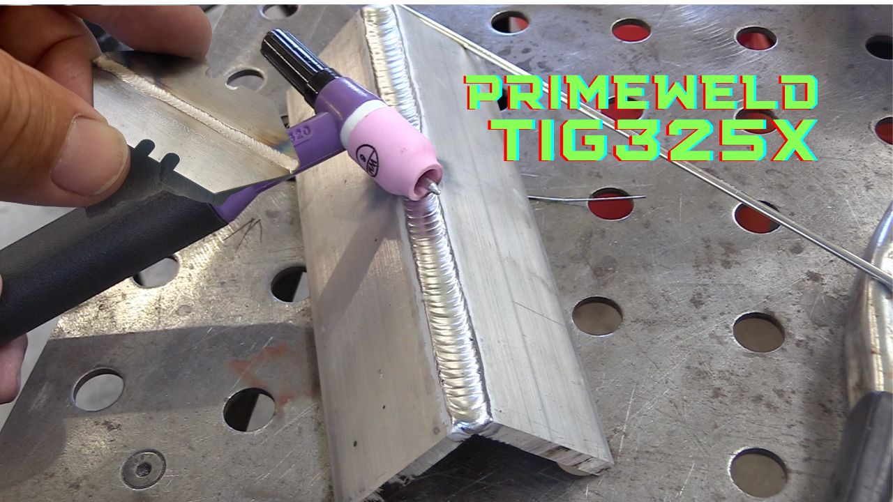PrimeWeld TIG325X -5 amp Start, Pulse Settings, and 1/4" Aluminum
