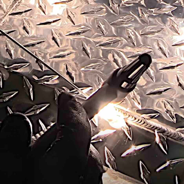 tig welding aluminum tread plate using a tig finger
