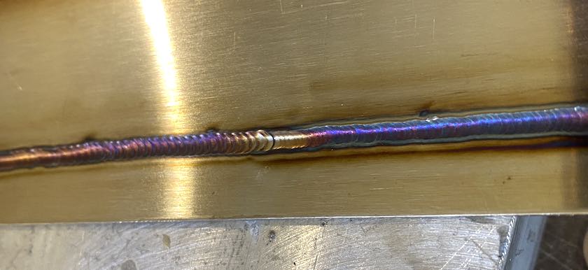 autogenous tig weld stainless steel