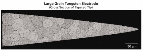grain growth tungsten electrode