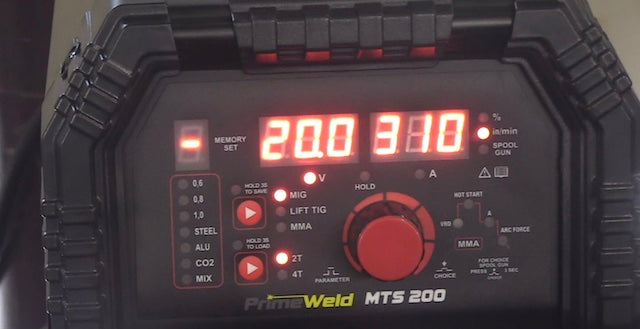 primeweld mts200 mig welder scratch start tig stick welder