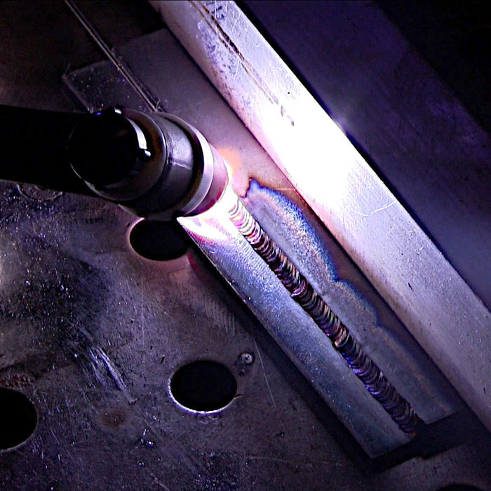 tig welding restarts on cold rolled steel 11ga