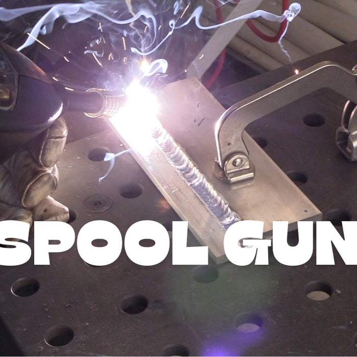 Spool gun mig welding aluminum and primeweld mig180 