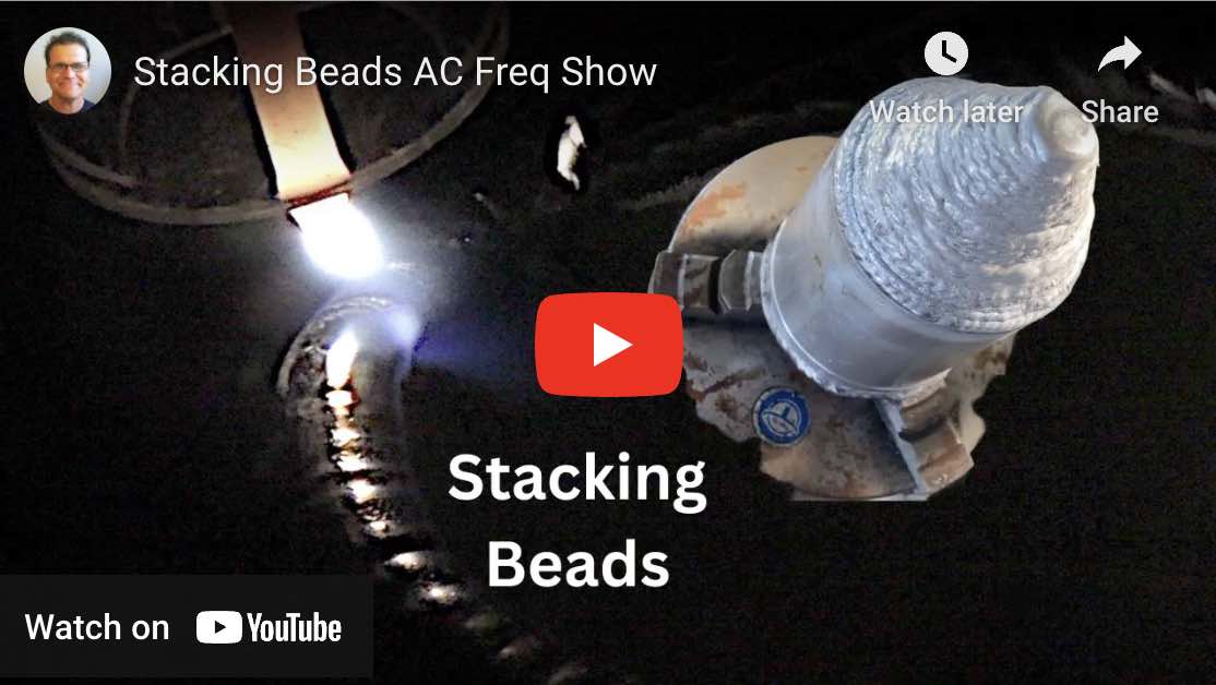 AC Frequency Settings for Stacking Beads on Aluminum