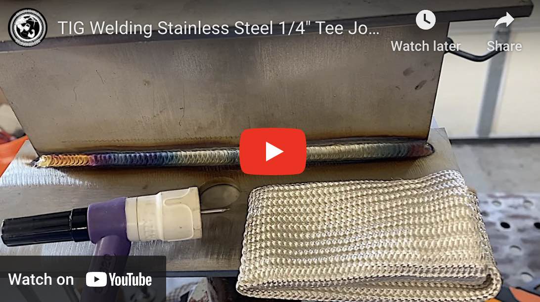 TIG Welding Stainless Steel Tips and Techniques on 1/4" and .056" (1.4mm)