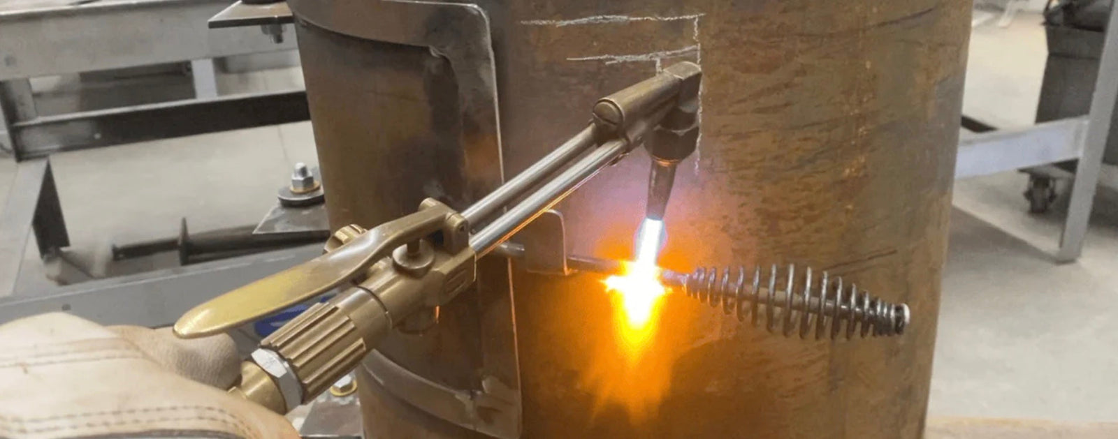 wood heater welding project