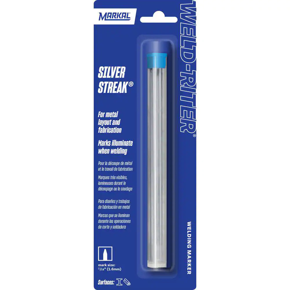 silver streak markers - markers  Weldcote - Welding For Well-Being