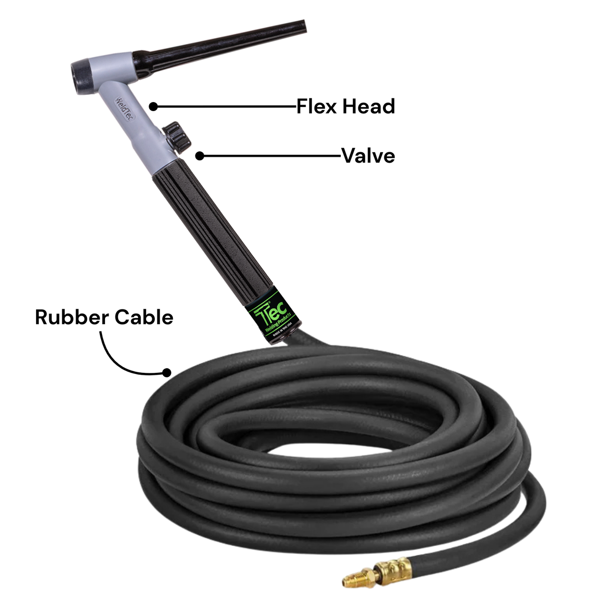 Weldtec 150 Amp #17 Style Air Cooled TIG Torch Package