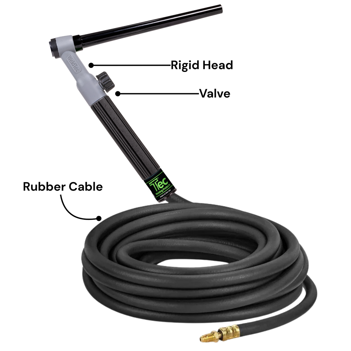 Weldtec Rocker Weldtec 130 Amp #9 Style Air Cooled TIG Torch Package – Weldmonger