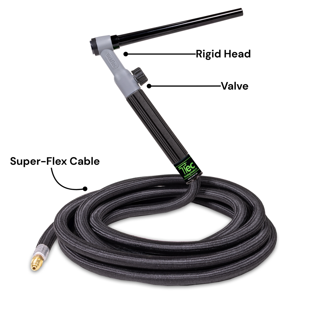 Weldtec 130 Amp #9 Style Air Cooled TIG Torch Package