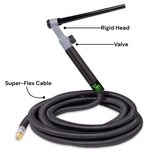 Weldtec 130 Amp #9 Style Air Cooled TIG Torch Package