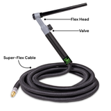 Weldtec 130 Amp #9 Style Air Cooled TIG Torch Package