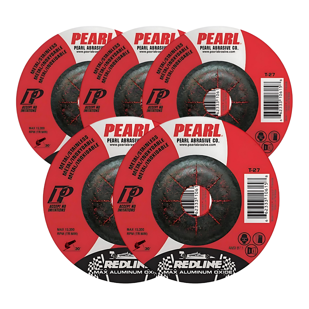 Pearl Abrasive Redline™ Max A.O.™ 4-1/2, Type 27 Grinding Wheel