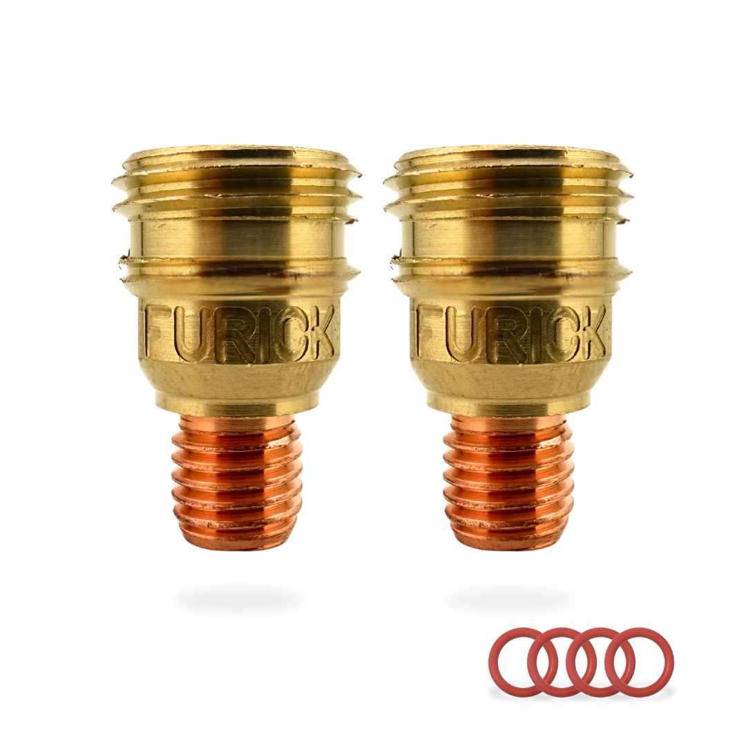 Furick Gas Lens for 9/20 Torches, Spare O-Rings - 2 Pack – Weldmonger