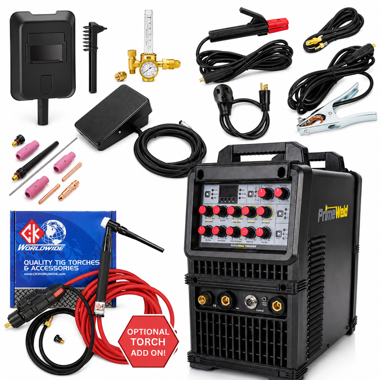 New! PrimeWeld TIG225X AC/DC TIG Welder With Pulse *Pre-Order, Shipping Within 7 Days