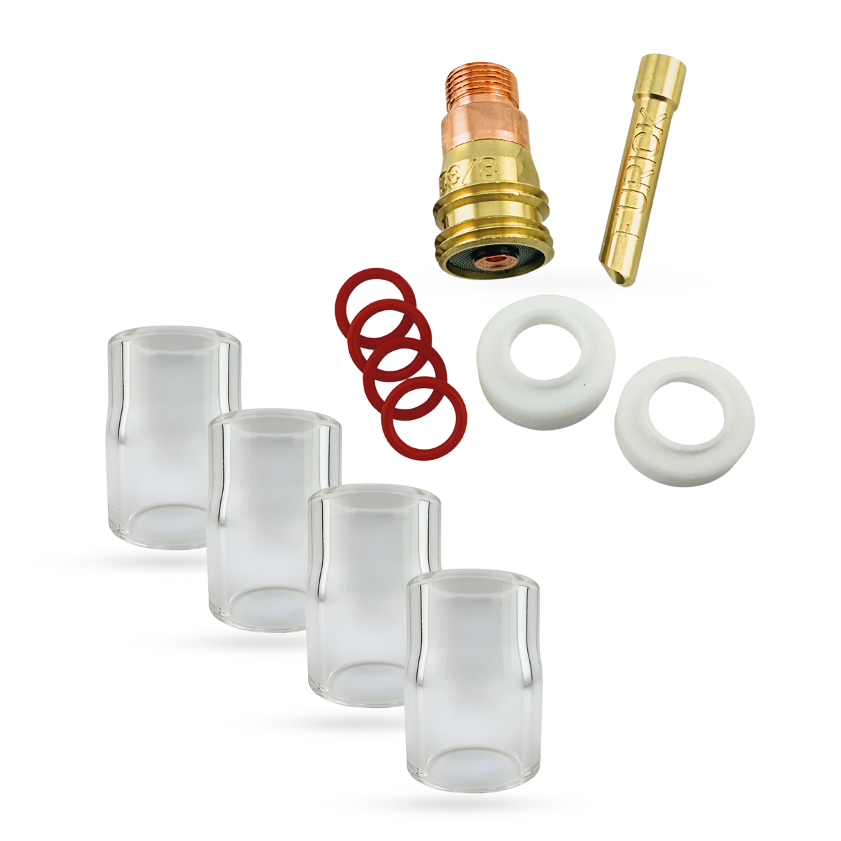 Furick #8 PRO Glass Cup 4/PK - 8PRO4