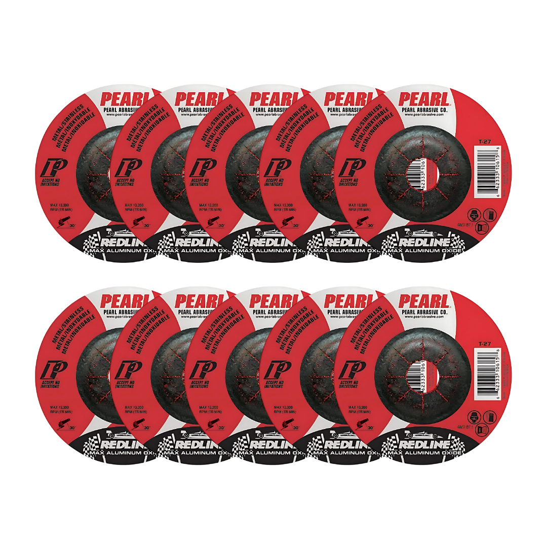 Pearl Abrasive Redline™ Max A.O.™ 4-1/2, Type 27 Grinding Wheel
