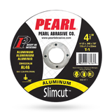 Pearl Abrasive Aluminum SlimCut™ Cut-Off Wheel 4-1/2, Type 1
