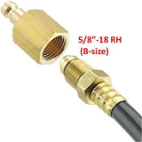 CK Worldwide Gas Quick Connect Adapter Plug (QDGAP)