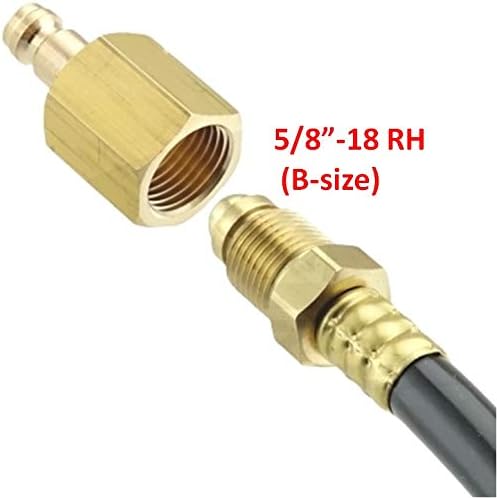CK Worldwide Gas Quick Connect Adapter Plug (QDGAP)
