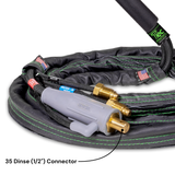 Weldtec 3578W Water Cooled Dinse Connector 35/50 (1/2")