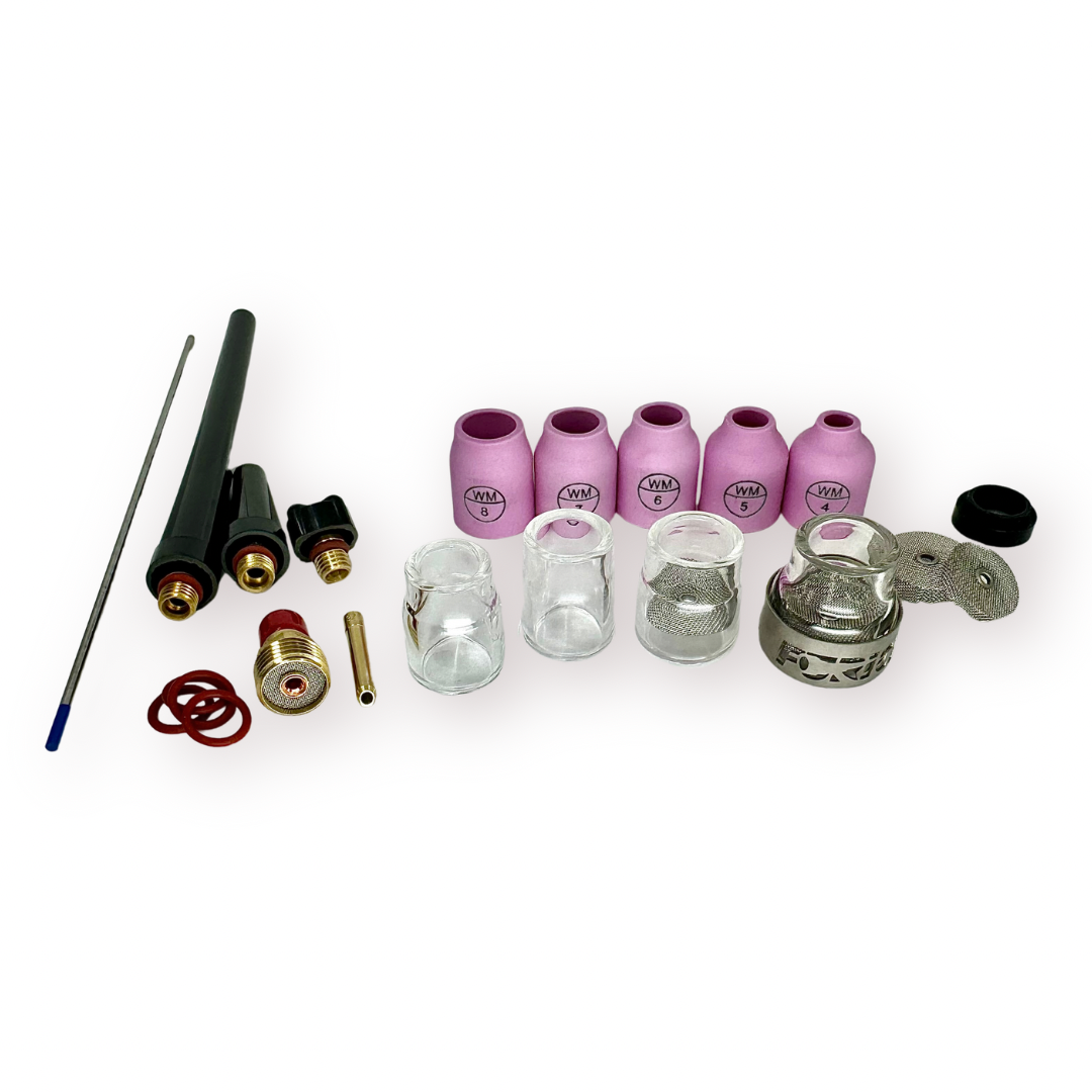 Weldmonger® Navigator Clear Gas Lens Kit for 9/20 Style Torches