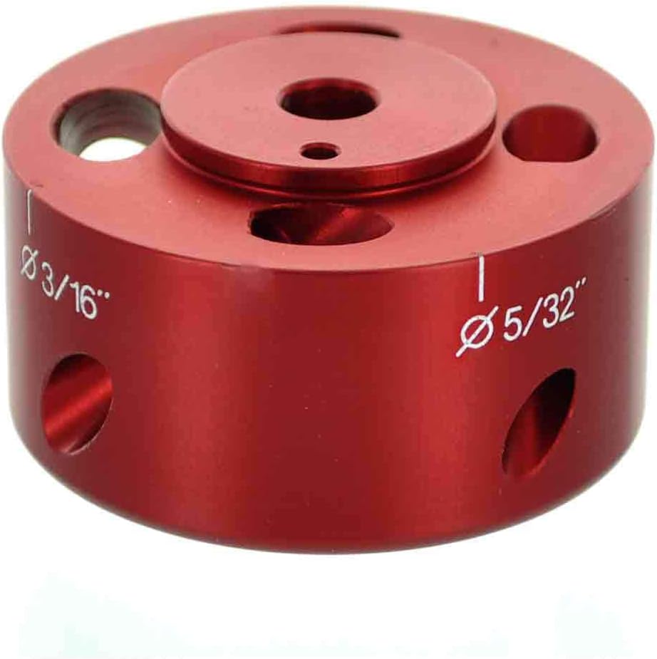 CK Worldwide TS10 Tungsten Grinder Replacement Head (Red) For 1/8", 5/32", 3/16" & 1/4" Tungsten Electrodes (TS3-HR)