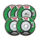 Pearl Abrasive Fatmax™ Zirconia Maxidisc™ 4-1/2, Type 27 Flap Disc