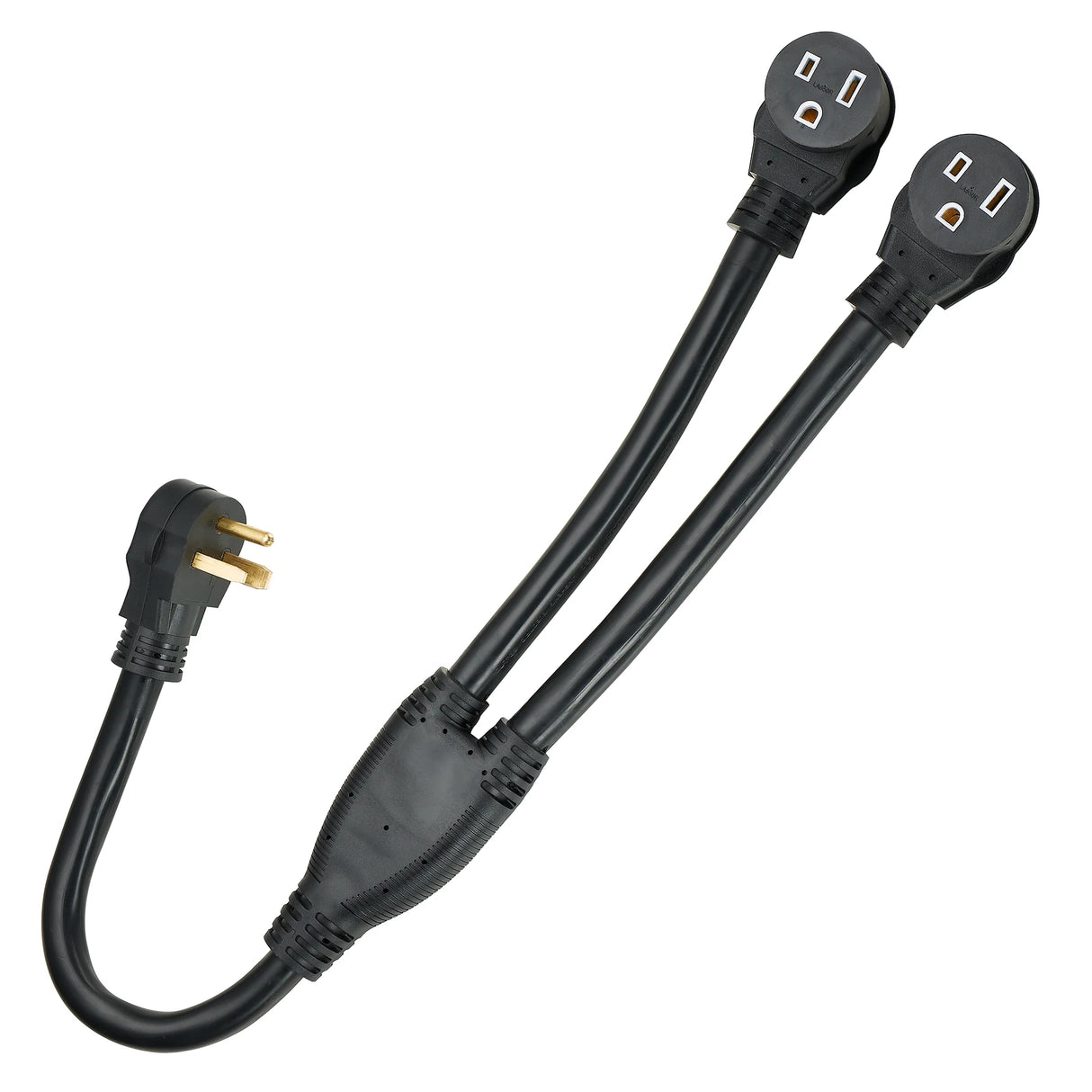PrimeWeld 6/3 Extension and Splitter STW 50 Amp NEMA 6-50P Plug to (2) 6-50R Receptacle Y Adapter Cord