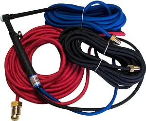 CK Worldwide TIG Torch #20 2 Series W/ Valve (Water Cooled) (CK20V-25SF FX) w/ 25' Super Flex Hose